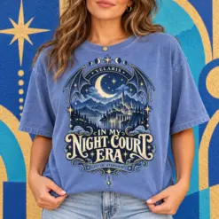 Comfort Colors Velaris The Night Court Shirt In My Night Court Era City of Starlight SJM Bookish Gift 9 Gooberch In My Night Court Era