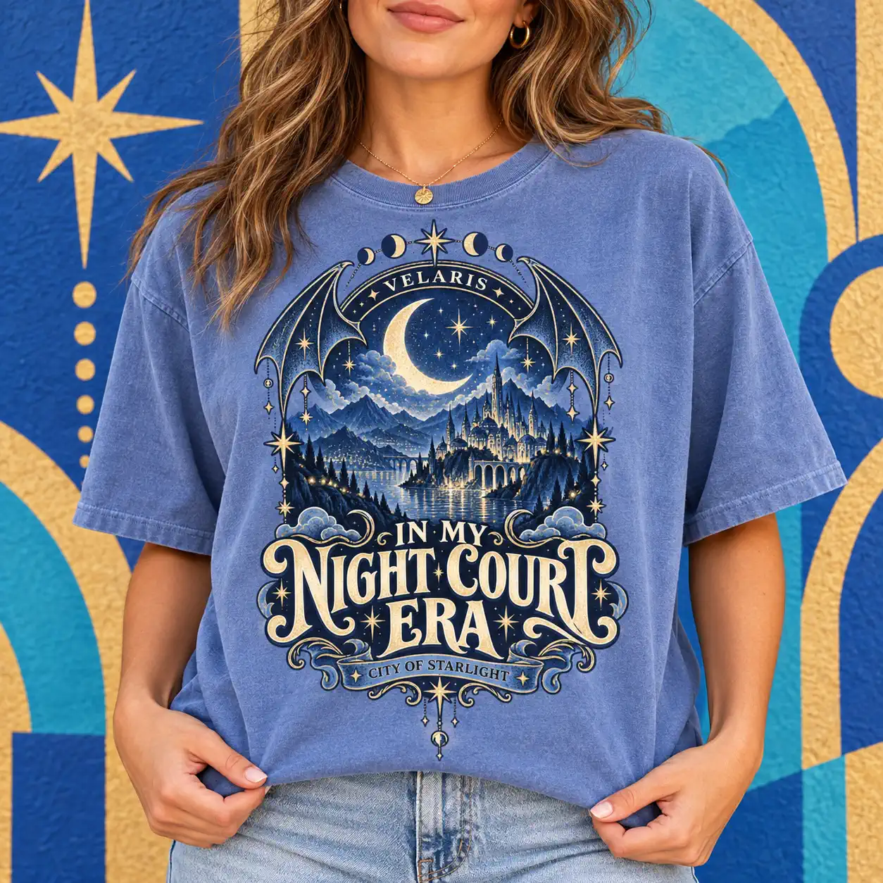 Comfort Colors Velaris The Night Court Shirt In My Night Court Era City of Starlight SJM Bookish Gift 2 Gooberch In My Night Court Era
