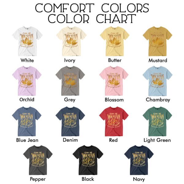 comfort colors acosf sjm fan shirt climb the mountain nesta night court velaris merch