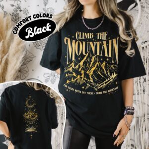 comfort colors acosf sjm fan shirt climb the mountain nesta night court velaris merch m5alf