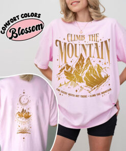 comfort colors acosf sjm fan shirt climb the mountain nesta night court velaris merch xckpk