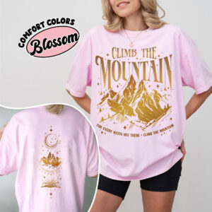 comfort colors acosf sjm fan shirt climb the mountain nesta night court velaris merch xckpk