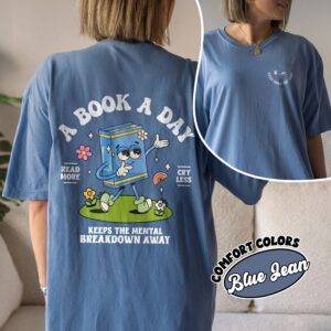 comfort colors book club shirt book lover gifts reading bookworm gift mental breakdown relief 3srgs