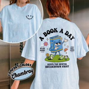 comfort colors book club shirt book lover gifts reading bookworm gift mental breakdown relief 6rxfc