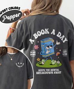 comfort colors book club shirt book lover gifts reading bookworm gift mental breakdown relief 8ibs7