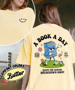 comfort colors book club shirt book lover gifts reading bookworm gift mental breakdown relief tgy6l