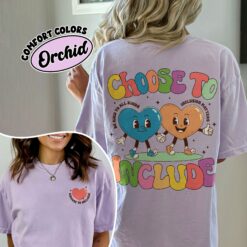 comfort colors choose to include shirt funny autism awareness neurodiversity acceptance gift urqog