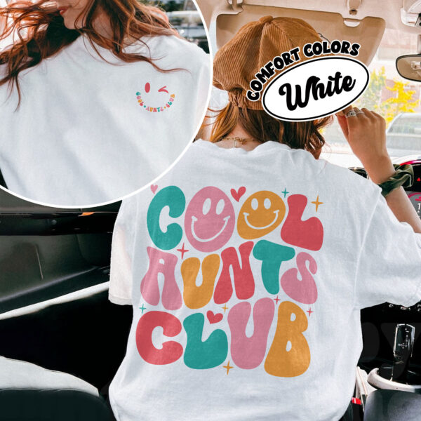 comfort colors cool aunts club shirt aunt gift birthday sister gifts cool aunt 3ksvr