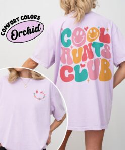 comfort colors cool aunts club shirt aunt gift birthday sister gifts cool aunt 3mrhj