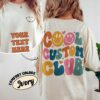 comfort colors cool custom club shirt personalized wavy text custom birthday hoodie dvase