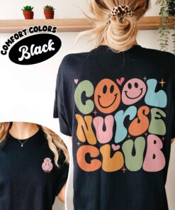 comfort colors cool nurse club shirt groovy registered nurse nursing gift 44yv5