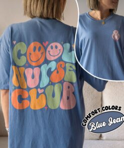 comfort colors cool nurse club shirt groovy registered nurse nursing gift f3idz