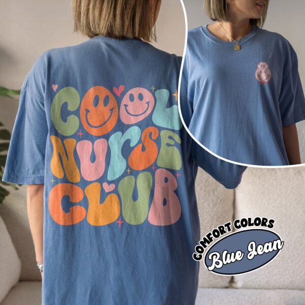 comfort colors cool nurse club shirt groovy registered nurse nursing gift f3idz