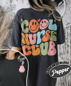 comfort colors cool nurse club shirt groovy registered nurse nursing gift gluuz