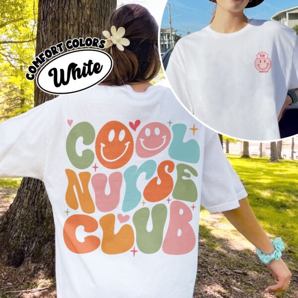 comfort colors cool nurse club shirt groovy registered nurse nursing gift vvll1