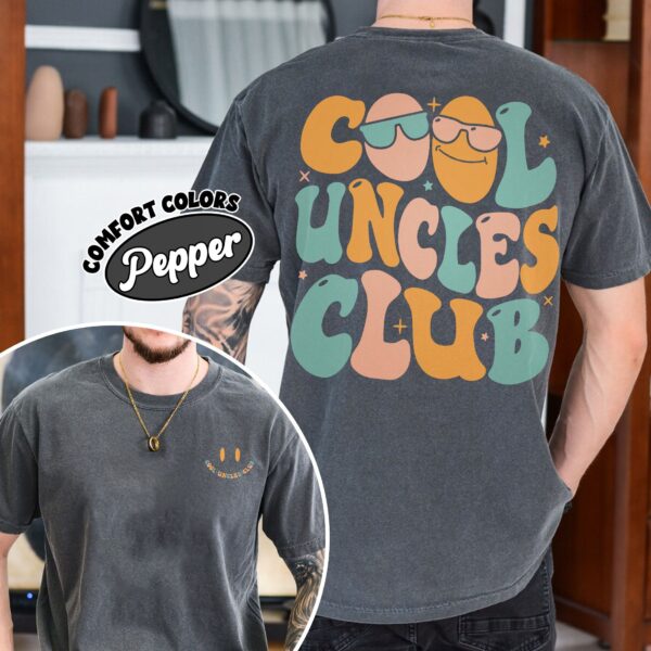 comfort colors cool uncles club shirt new uncle gift baby announcement tee 0n0qc