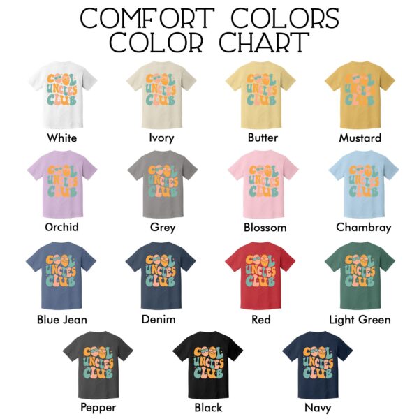 comfort colors cool uncles club shirt new uncle gift baby announcement tee 1ekcu