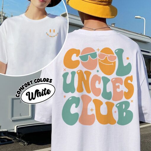 comfort colors cool uncles club shirt new uncle gift baby announcement tee cshgd