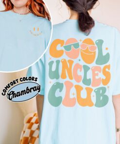 comfort colors cool uncles club shirt new uncle gift baby announcement tee gixdp