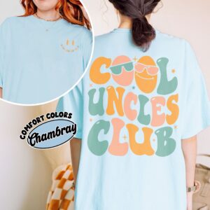 comfort colors cool uncles club shirt new uncle gift baby announcement tee gixdp