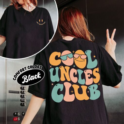 comfort colors cool uncles club shirt new uncle gift baby announcement tee kwsvg