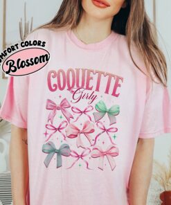 comfort colors coquette bows shirt soft girl era cute bows and ribbons trendy gift for her qlo6q