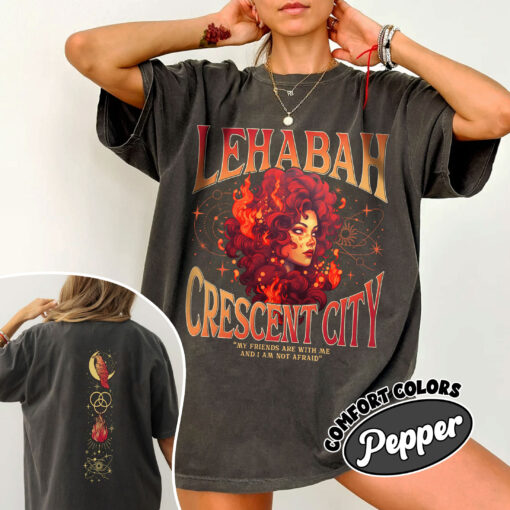 comfort colors crescent city fan shirt my friends are with me lehabah light it up sjm merch zspe8