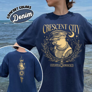 comfort colors crescent city postal service shirt otter tshirt sjm merch ocawr