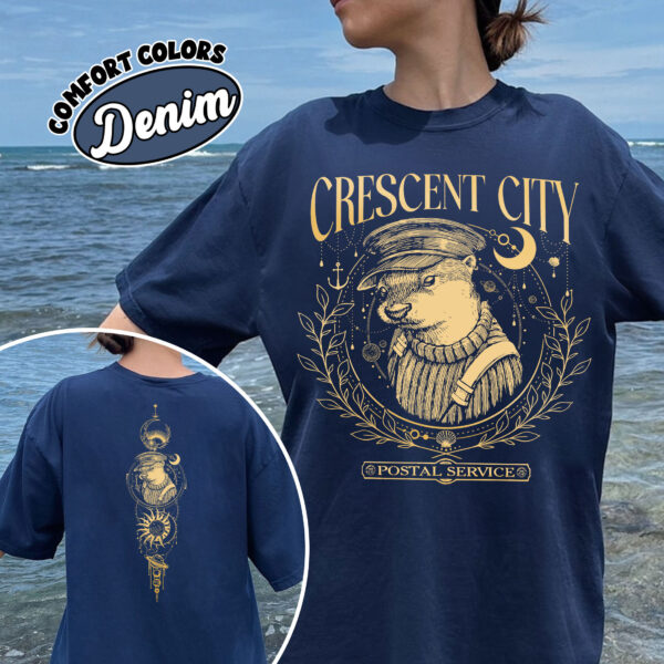 comfort colors crescent city postal service shirt otter tshirt sjm merch ocawr