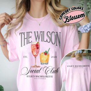 comfort colors custom bachelorette party shirt social cocktail club luxury bridal party tee rghjk