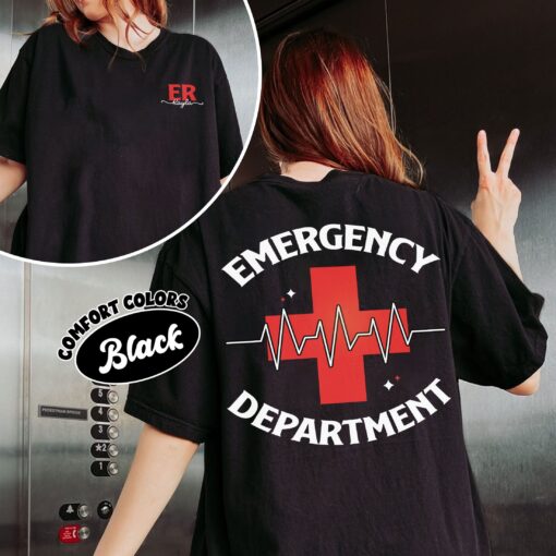 comfort colors emergency department shirt er nurse emergency room tech gift 7fjsk