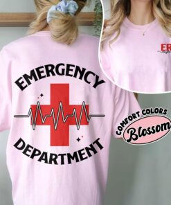 comfort colors emergency department shirt er nurse emergency room tech gift qvatq