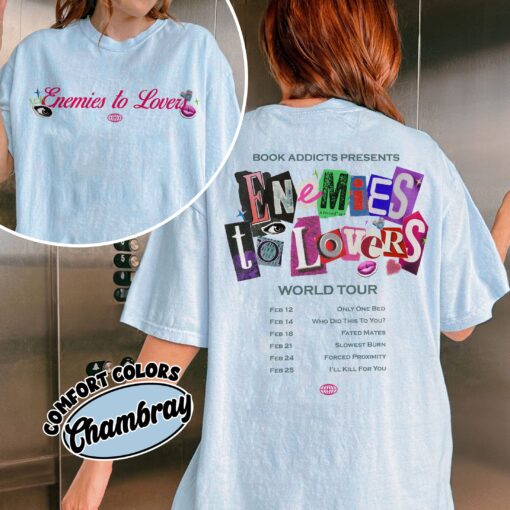 comfort colors enemies to lovers shirt morally grey romantasy bookworm romance tee lw1cw