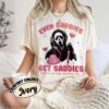 comfort colors even baddies get saddies shirt mental health funny ghostface adhd awareness tee 3oohg