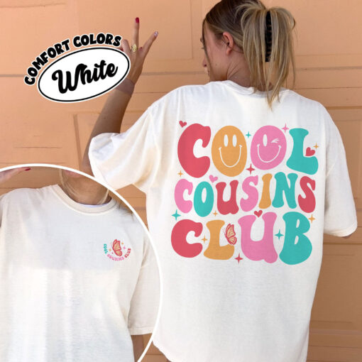 comfort colors family mom era shirt cool cousin club aunt birthday pregnancy reveal 57iid