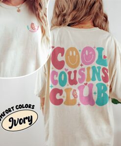 comfort colors family mom era shirt cool cousin club aunt birthday pregnancy reveal fobzw