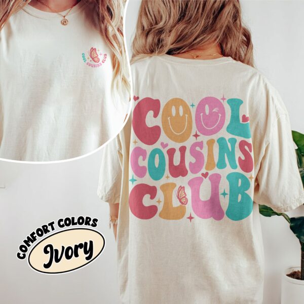 comfort colors family mom era shirt cool cousin club aunt birthday pregnancy reveal fobzw