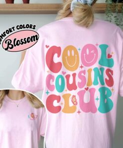 comfort colors family mom era shirt cool cousin club aunt birthday pregnancy reveal laaeh