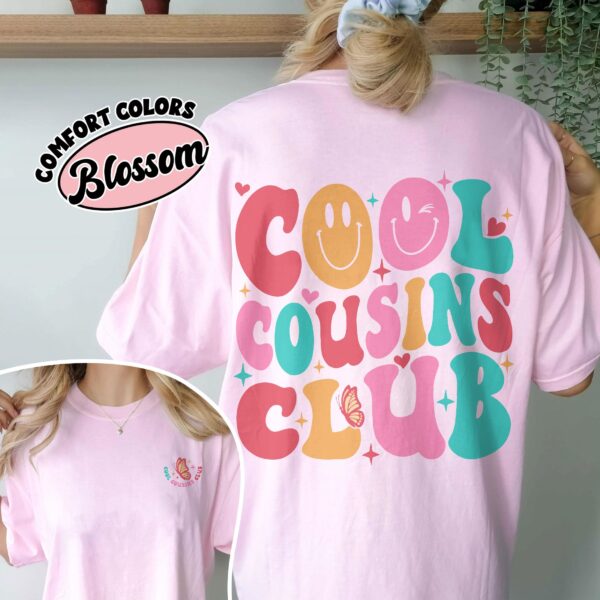 comfort colors family mom era shirt cool cousin club aunt birthday pregnancy reveal laaeh