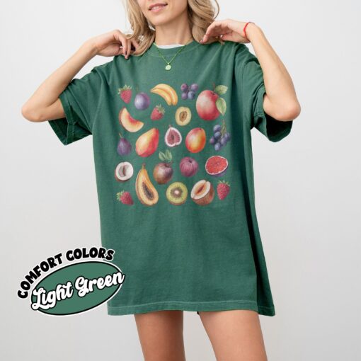 comfort colors fig fruit graphic shirt summer tropical fruit cute peach beach tee g7ryf