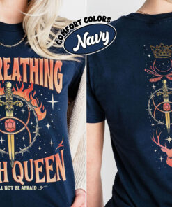 comfort colors fireheart queen aelin shirt throne of glass fan kingsflame the thirteen 2u23i