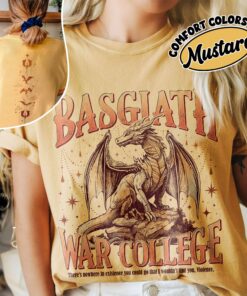 comfort colors fourth wing basgiath war college shirt trendy book dragon riders quadrant ml6fe