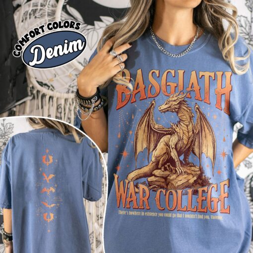 comfort colors fourth wing basgiath war college shirt trendy book dragon riders quadrant neiuu