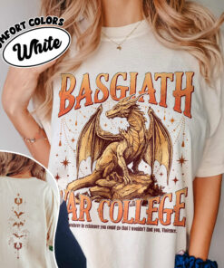 comfort colors fourth wing basgiath war college shirt trendy book dragon riders quadrant pg5d9