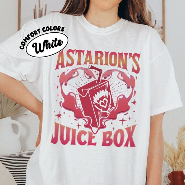 comfort colors funny astarion game fan shirt astarions juice box high elf gaming dark humor p0hjh