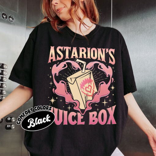 comfort colors funny astarion game fan shirt astarions juice box high elf gaming dark humor zpe0y