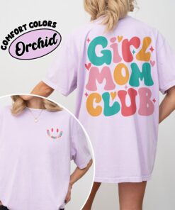 comfort colors girl mom club shirt in my girl mom era new mom gender reveal gift p7ply