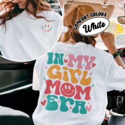 comfort colors girl mom era shirt cool moms club girl mama gender reveal gift 9iaix