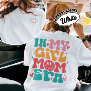 comfort colors girl mom era shirt cool moms club girl mama gender reveal gift 9iaix