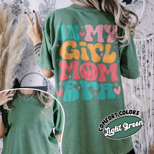 comfort colors girl mom era shirt cool moms club girl mama gender reveal gift oc8kd